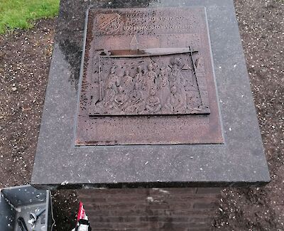 100 jaar Voetbal Volendam Monument